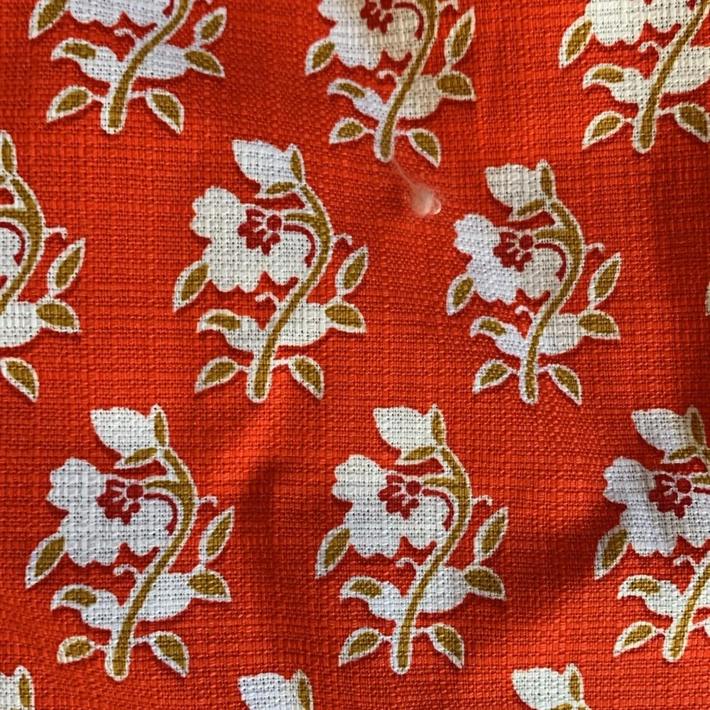 J. Crew Stretch Grasscloth mini skirt in‎ classic block print. Worn 1x